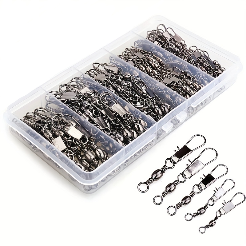 Fishing Rod Building Kit - 50/200 adet fırdöndülü olta aksesuarları, bilyalı